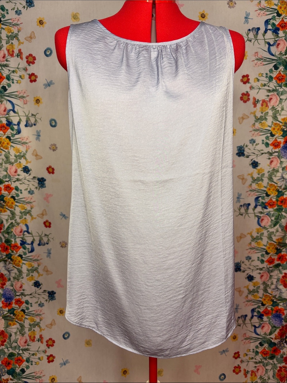 Cabi - Mist Top Silver Lake Creamy Chic A-Line Skirt